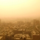 Cairo is seen during a sandstorm, in this general view taken February 11, 2015. REUTERS/Asmaa Waguih  (EGYPT - Tags: ENVIRONMENT CITYSCAPE TPX IMAGES OF THE DAY)